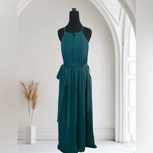 NWT Chic Teal Maxi Dress Sleevesless